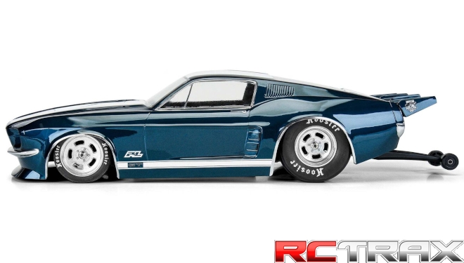 1/10 1967 Ford Mustang Clear Body: Drag Car