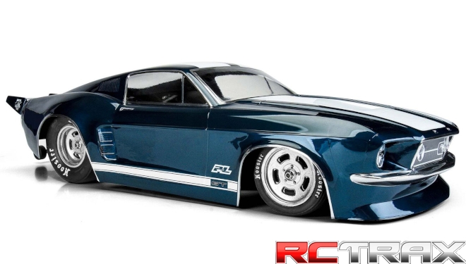 1/10 1967 Ford Mustang Clear Body: Drag Car