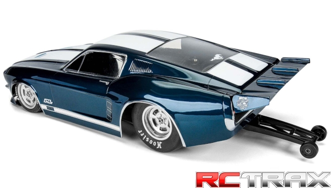 1/10 1967 Ford Mustang Clear Body: Drag Car