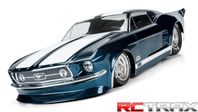 1/10 1967 Ford Mustang Clear Body: Drag Car