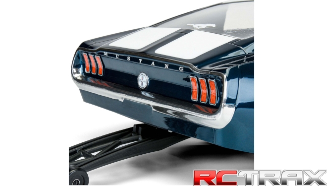 1/10 1967 Ford Mustang Clear Body: Drag Car