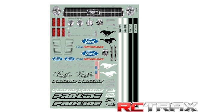 1/10 1967 Ford Mustang Clear Body: Drag Car