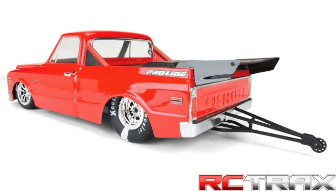 1/10 1972 Chevy C-10 Clear Body: Drag Car