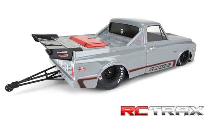 1/10 1972 Chevy C-10 Clear Body: Drag Car