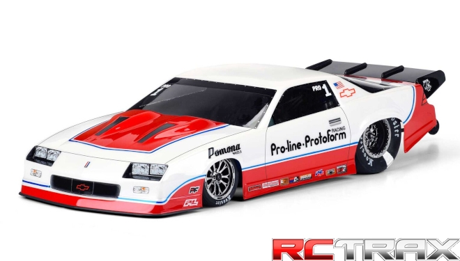1/10 1985 Chevrolet Camaro IROC-Z Clear Body: Drag Car