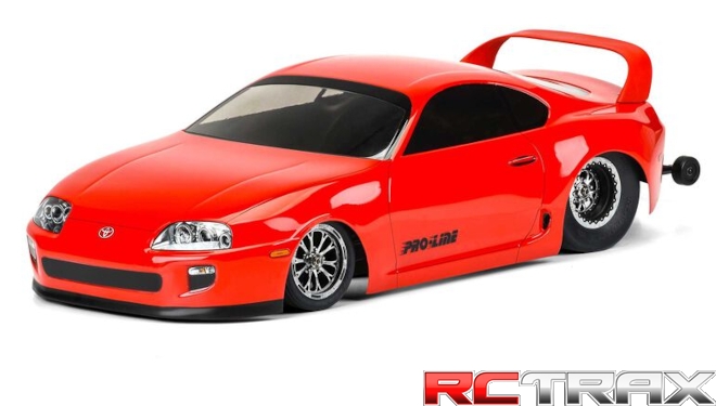 1/10 1995 Toyota Supra Clear Body: Drag Car
