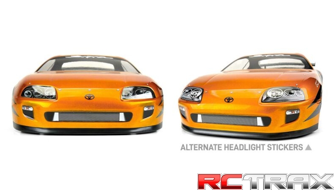 1/10 1995 Toyota Supra Clear Body: Drag Car