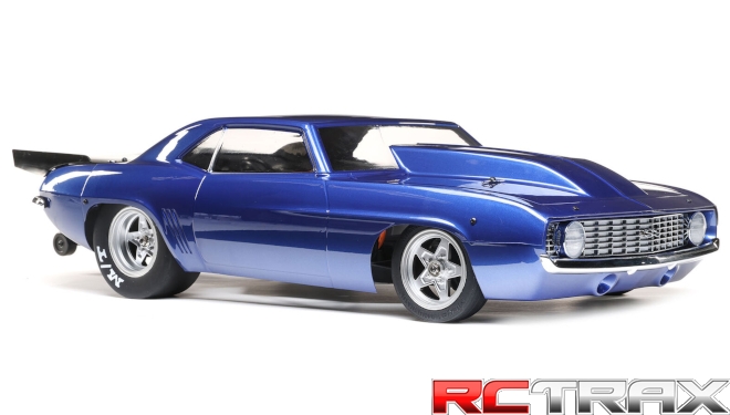1/10 '69 Camaro 22S No Prep Drag Car, Brushless 2WD RTR, Blue