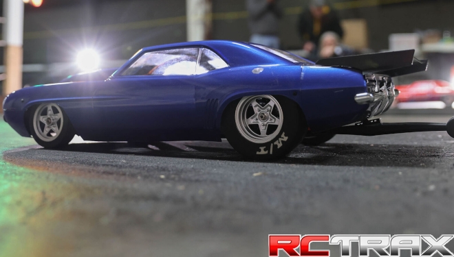 1/10 '69 Camaro 22S No Prep Drag Car, Brushless 2WD RTR, Blue