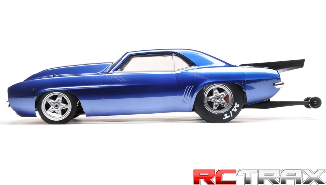 1/10 '69 Camaro 22S No Prep Drag Car, Brushless 2WD RTR, Blue