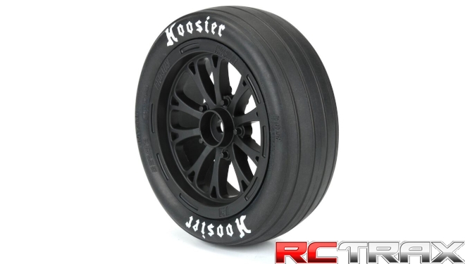 1/10 Pomona Drag Spec Front 2.2" 12mm Drag Wheels (2) Black