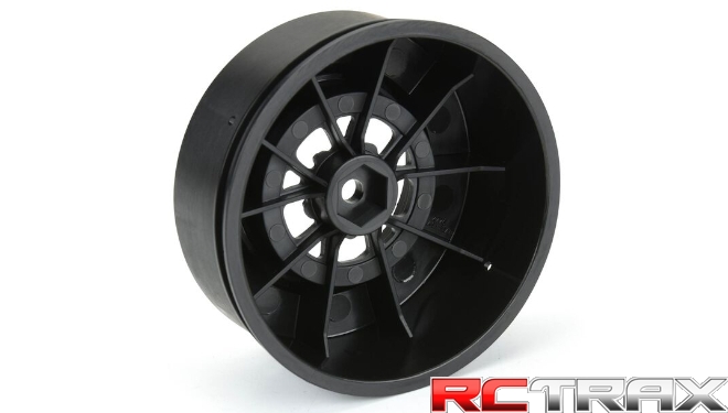 PRO-LINE hex 12mm  1/10 Pomona Drag Spec Rear 2.2"/3.0" Drag Wheels (2) Black