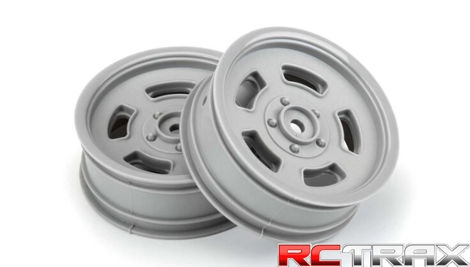 1/10 Slot Mag Drag Spec Front 2.2" 12mm Drag Wheels (2) Gray