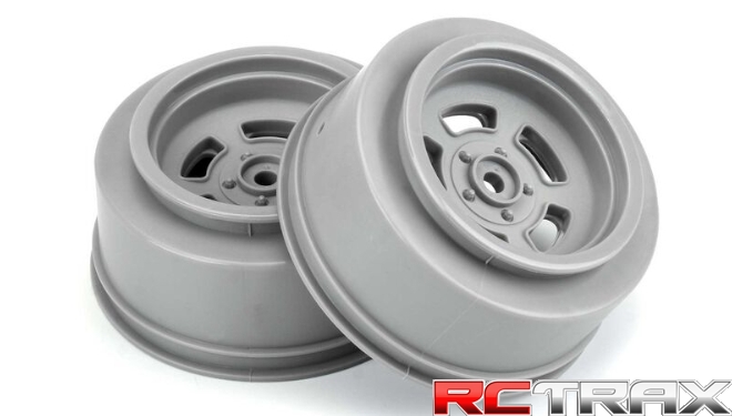 1/10 Slot Mag Drag Spec Rear 2.2"/3.0" 12mm Drag Wheels (2) Gray