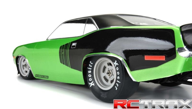 1/10 Slot Mag Drag Spec Rear 2.2"/3.0" 12mm Drag Wheels (2) Gray