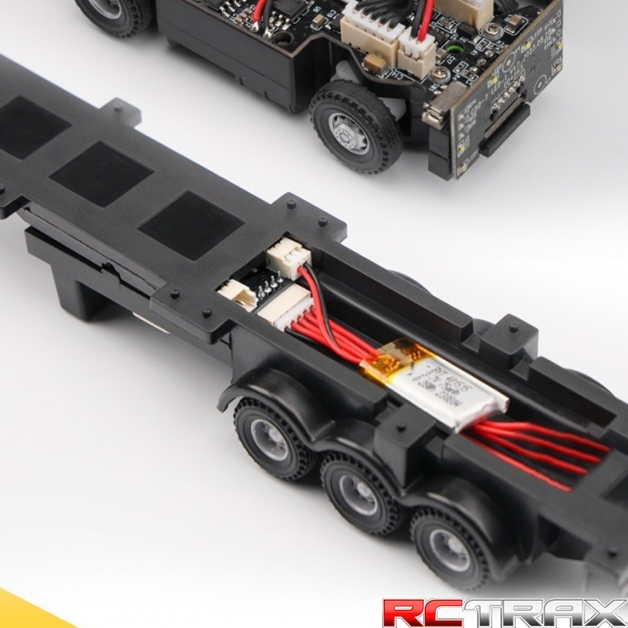 Turbo Racing ciężarówka RC 1/76 C50 z przyczepą RTR - black