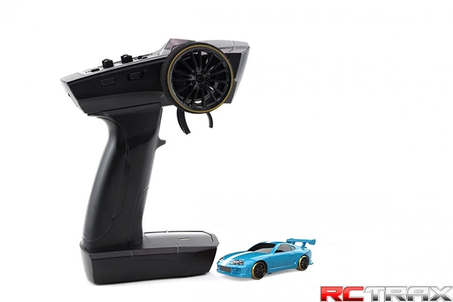 Turbo Racing model RC Drift 1/76 C64 RTR - blue light