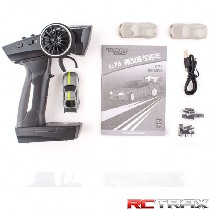 Turbo Racing model RC Sport 1/76 C75 RTR - gray