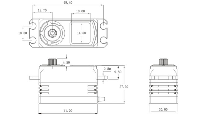 25T SRT D1S Low Profile (0.08s/18.5kg/8.4V)