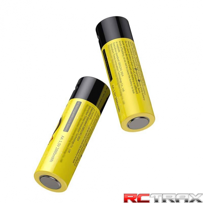 Accumlators 2xAA Baseus, 1920mAh, micro USB (black-yellow)