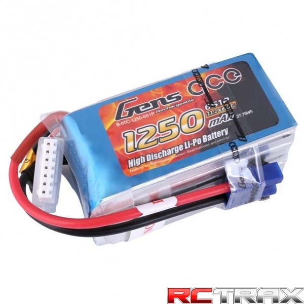 Akumulator Gens Ace 1250mAh 22.2V 60C 6S1P