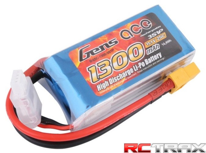 Akumulator Gens Ace 1300mAh 11.1V 25C 3S1P