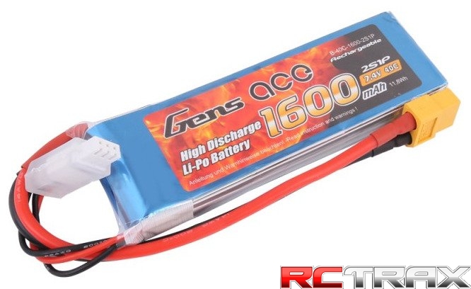 Akumulator Gens Ace 1600mAh 7,4V 40C 2S1P XT60