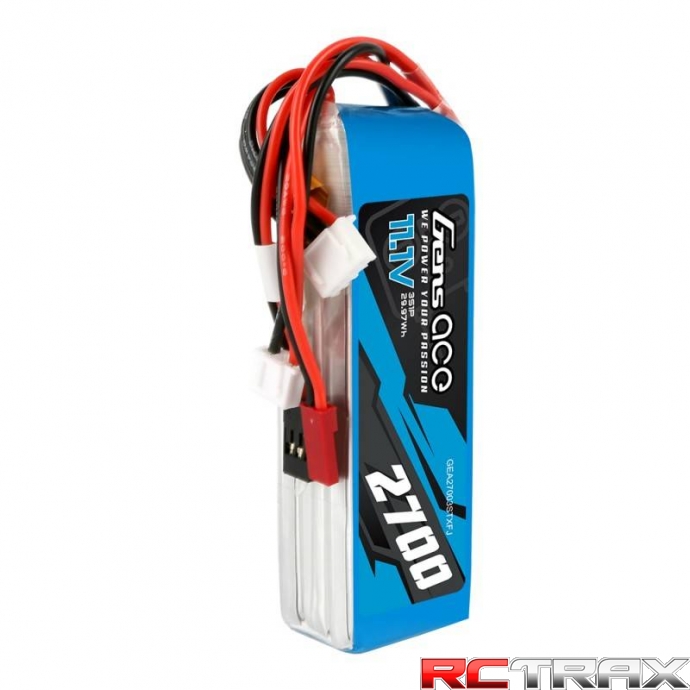 2700mAh 11,1V Akumulator Gens Ace TX 3S1P Futaba/JST-XHR/JST-SYP