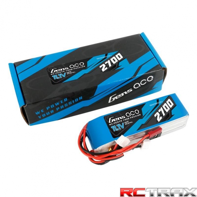 2700mAh 11,1V Akumulator Gens Ace TX 3S1P Futaba/JST-XHR/JST-SYP