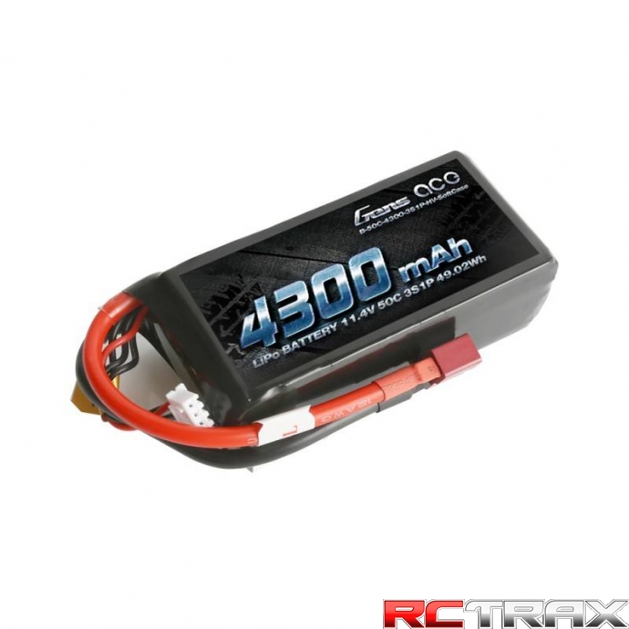 Akumulator Gens Ace 4300mAh 11.4V 50C 3S1P T-Plug