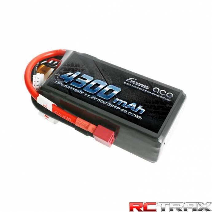 Akumulator Gens Ace 4300mAh 11.4V 50C 3S1P T-Plug