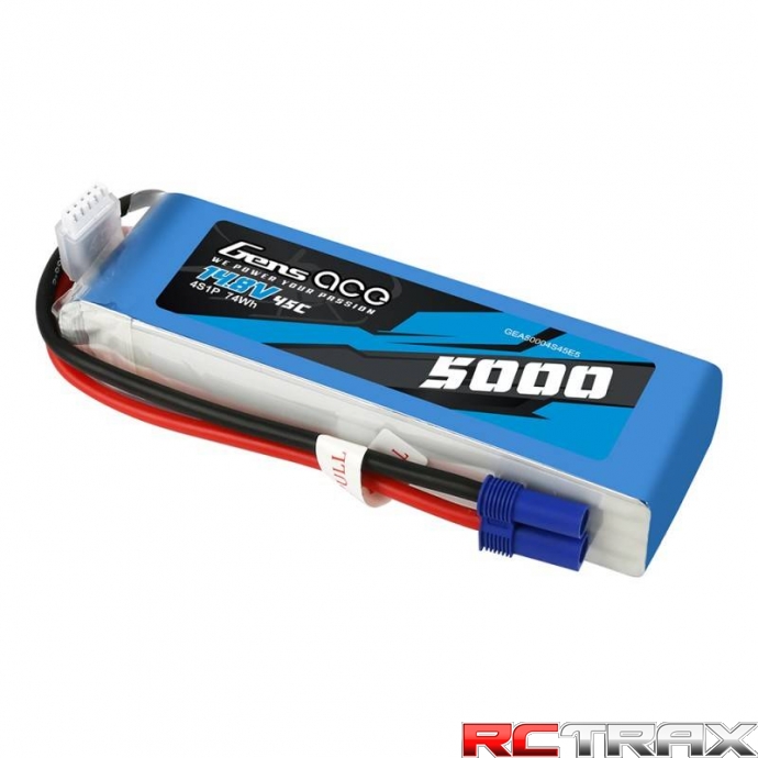 Akumulator Gens Ace 5000mAh 14.8V 45C 4S1P