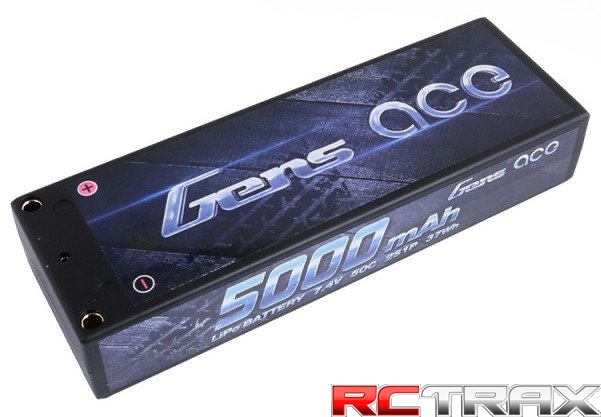 Akumulator Gens Ace 5000mAh 7,4V 50C 2S1P Hard Case