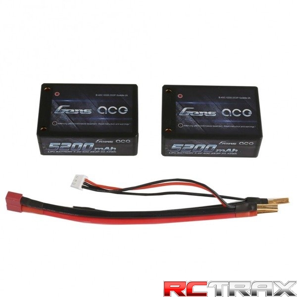 Akumulator Gens Ace 5200mAh 7,4V 40C 2S3P Saddle