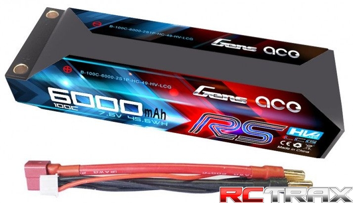 Akumulator Gens Ace 6000mAh 7.6V HV 100C 2S1P HardCase