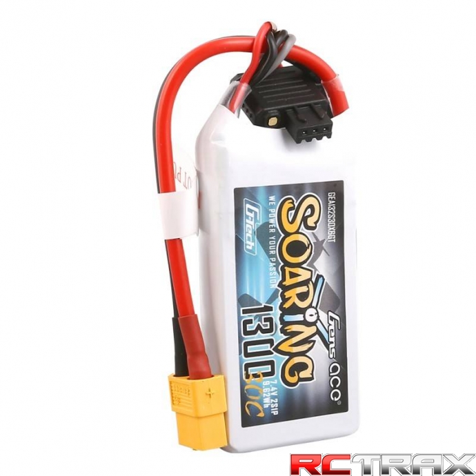 1300mAh 7,4V 30C Gens Ace G-Tech Soaring 2S1P XT60