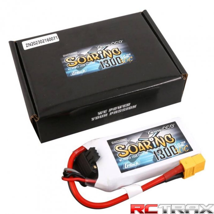 1300mAh 7,4V 30C Gens Ace G-Tech Soaring 2S1P XT60