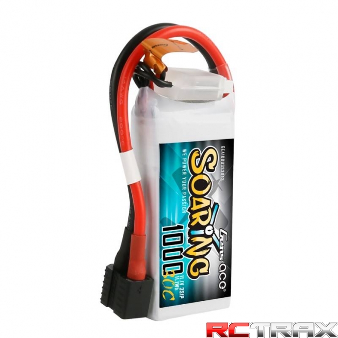 Akumulator Gens Ace Soaring 1000mAh 11.1V 30C 3S1P EC3/XT60/T-Plug