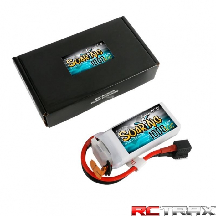 Akumulator Gens Ace Soaring 1000mAh 11.1V 30C 3S1P EC3/XT60/T-Plug