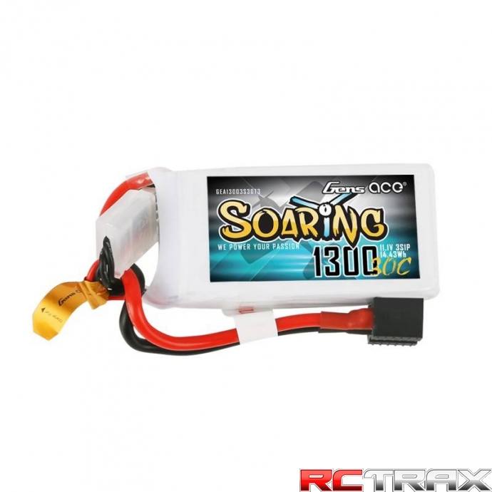 Akumulator Gens Ace Soaring 1300mAh 11.1V 30C 3S1P EC3/XT60/T-Plug