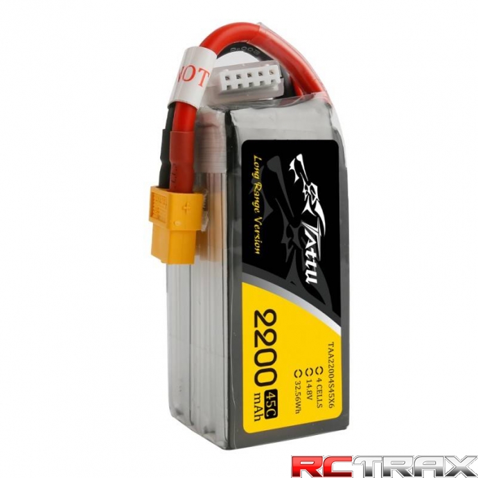 Akumulator Gens Ace Soaring 2200mAh 14.8V 45C 4S1P XT60