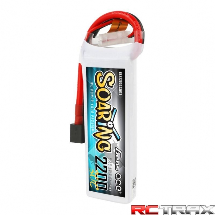 Akumulator Gens Ace Soaring 2200mAh 7.4V 30C 2S1P EC3/XT60/T-Plug