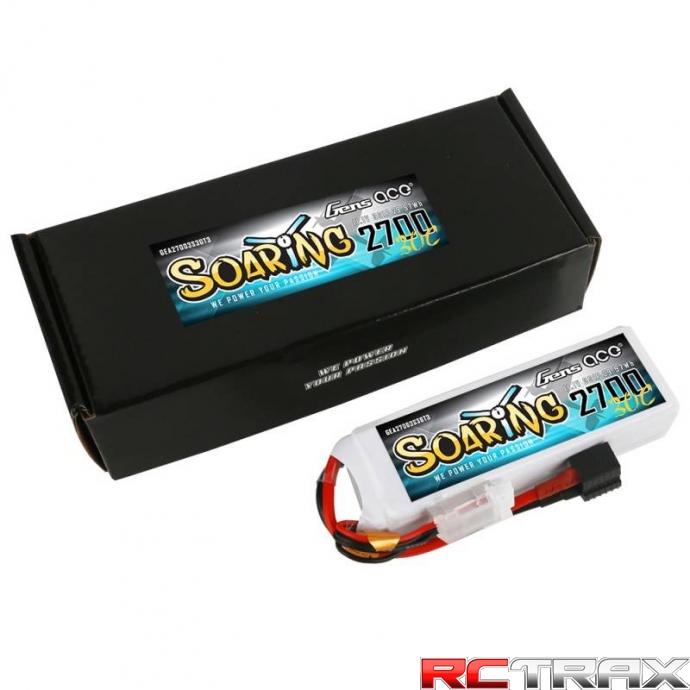 Akumulator Gens Ace Soaring 2700mAh 11.1V 30C 3S1P z EC3/XT60/T-Plug
