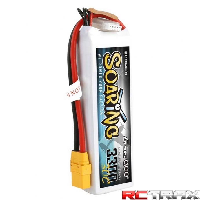 Akumulator Gens Ace Soaring 3300mAh 14.8V 30C 4S1P XT90