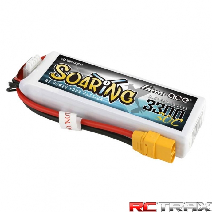 Akumulator Gens Ace Soaring 3300mAh 14.8V 30C 4S1P XT90