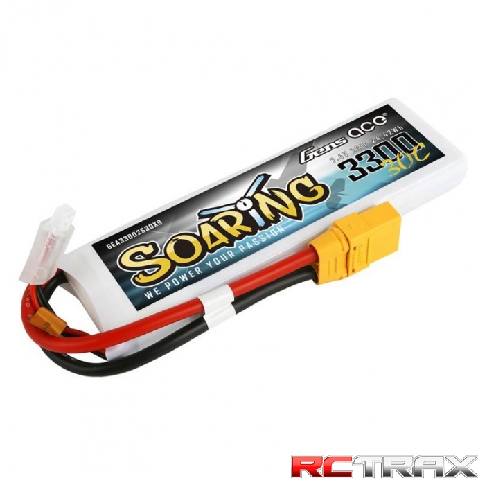 Akumulator Gens Ace Soaring 3300mAh 7.4V 30C 2S1P XT90