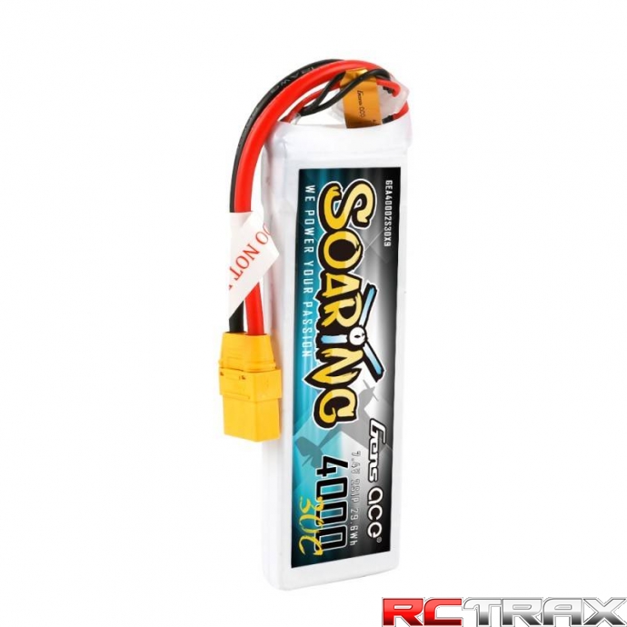 Akumulator Gens Ace Soaring 4000mAh 7.4V 30C 2S1P XT90