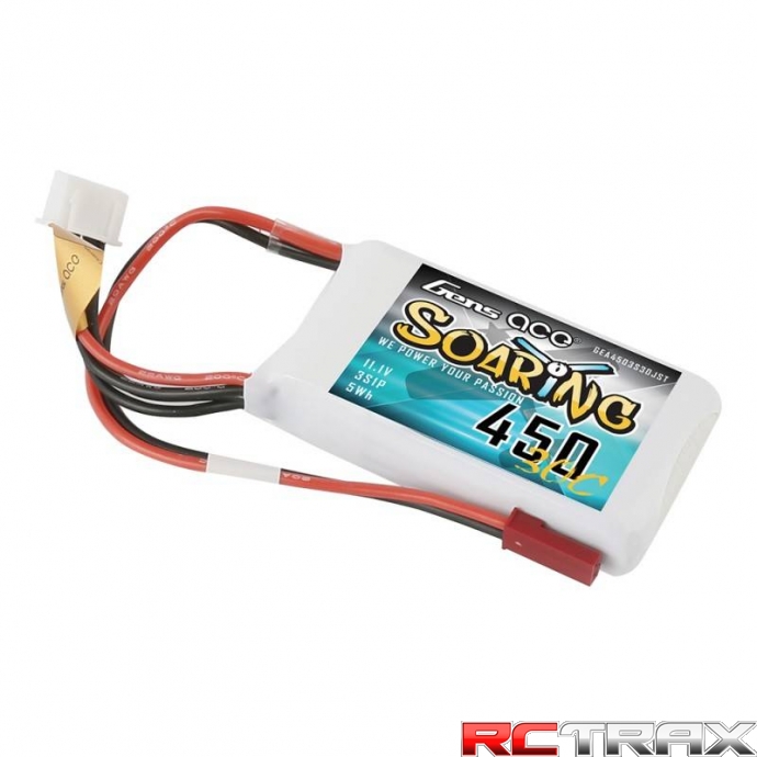 Akumulator Gens Ace Soaring 450mAh 11.1V 30C 3S1P JST-SYP