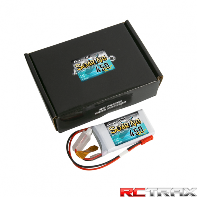 Akumulator Gens Ace Soaring 450mAh 7,4V 30C 2S1P JST-SYP