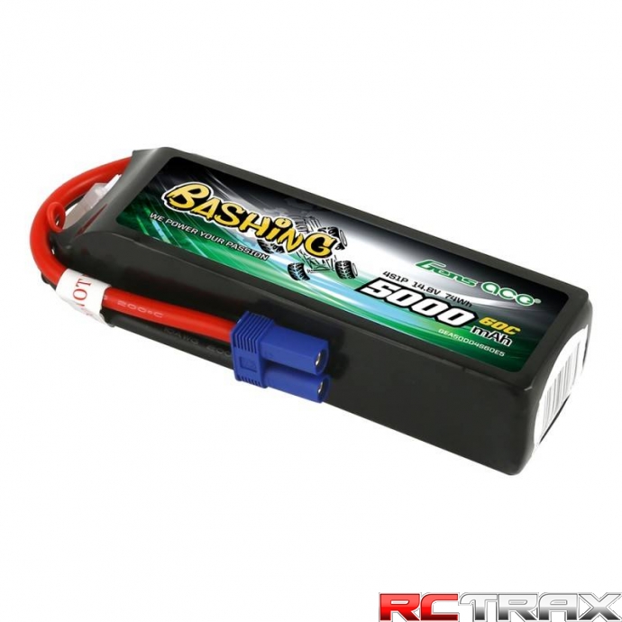 Akumulator LiPo Gens Ace Bashing 5000mAh 14,8V 4S1P 60C EC5